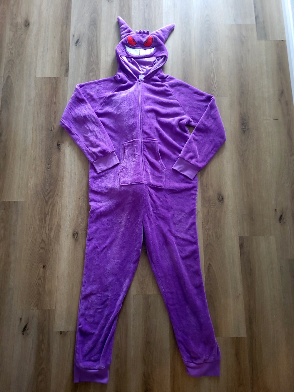 OppoSuits Purple Monster Hooded Kids One-Piece Footie